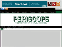 Tablet Screenshot of chsperiscope.com
